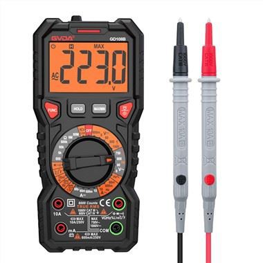 Manual Range Digital Multimeter dengan Temperature Tester