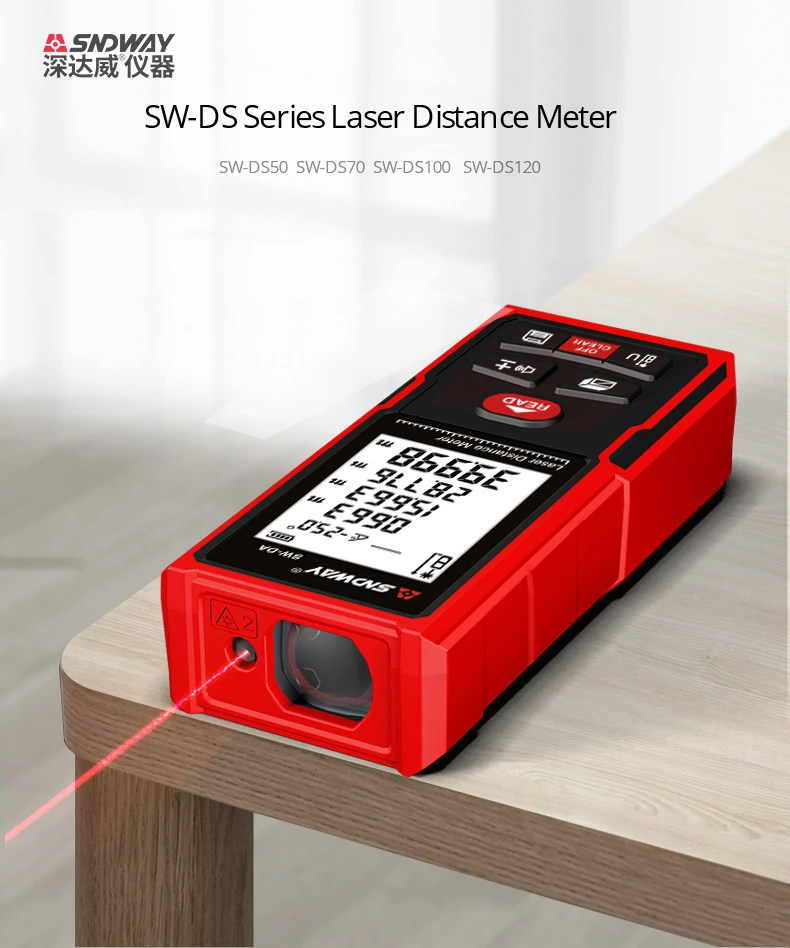 2. Laser tape measure 100m