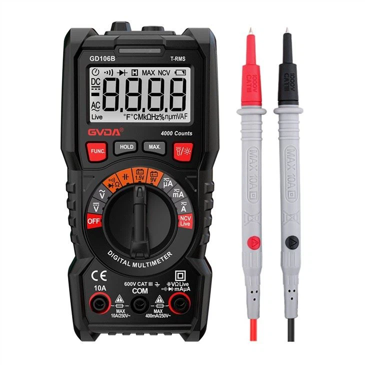 4000 Hitungan True RMS Digital Multimeter
