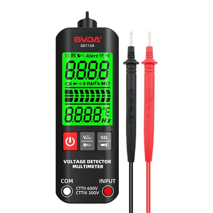 Multimeter Penguji Detektor Tegangan Cerdas