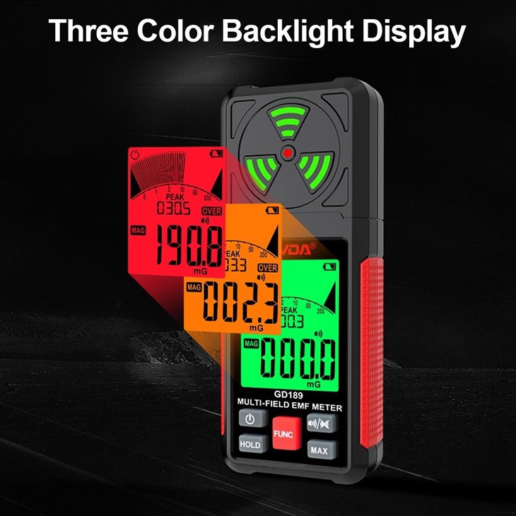 Portable 3 in 1 Digital EMF Meter